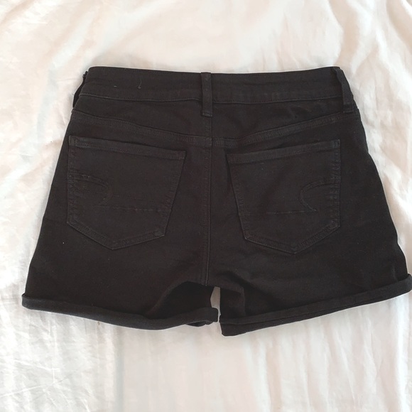 American eagle black midi jean shorts - Picture 2 of 2